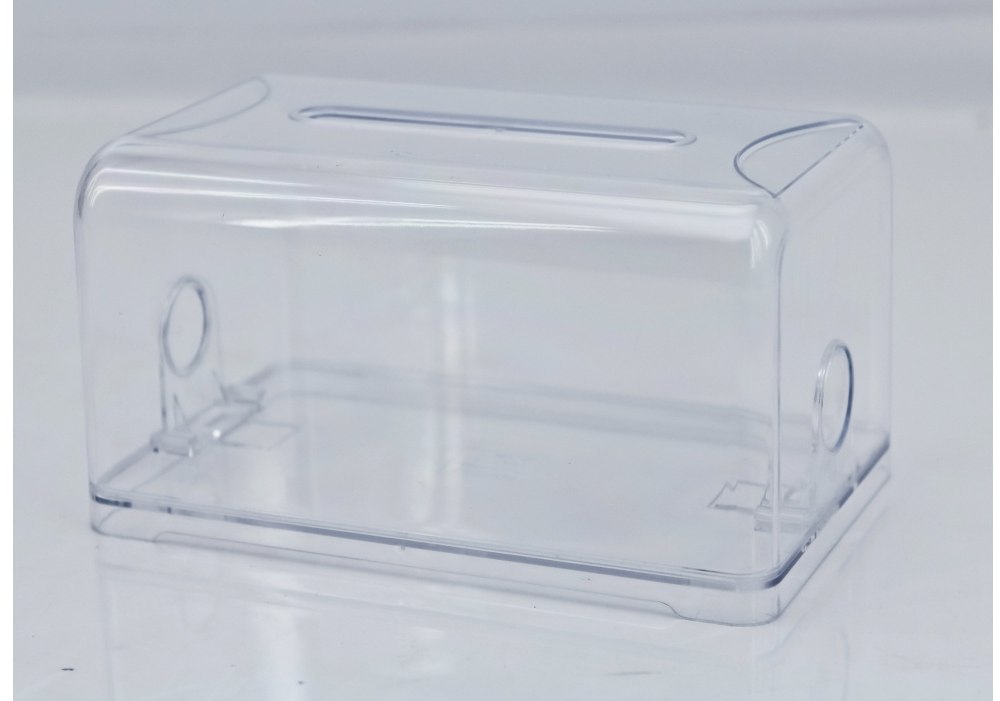 Бокс для візиток KEJEA з замком, прозорий