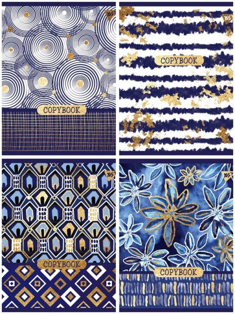 Зошит 96арк клітинка YES 765306  Indigo