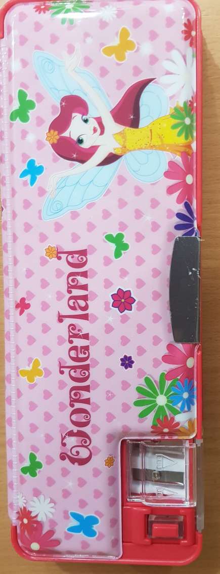 Пенал пластиковий рожевий 2 відд CFS85571