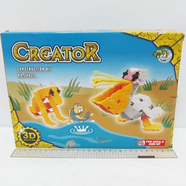 Конструктор пластик 3D "Тварини" 1504