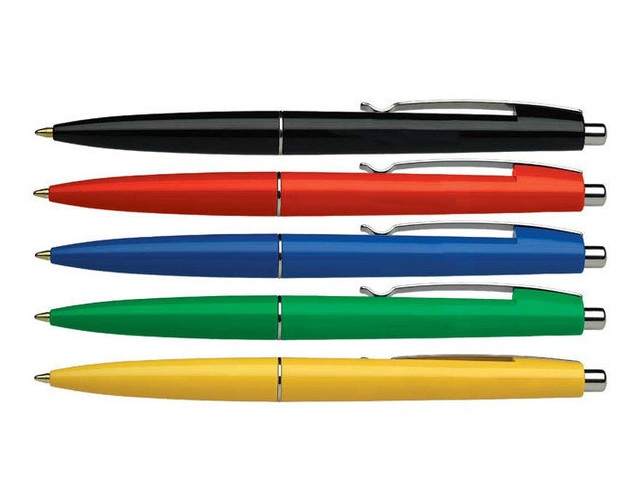 Ручка кулькова автомат Schneider Office синя, S932949, корпус білий