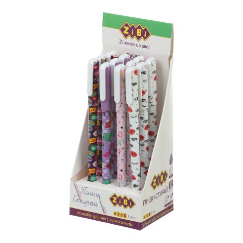 Ручка гелева пиши-стирай KIDS Line, синя  ZB.2212-99 для дівчаток