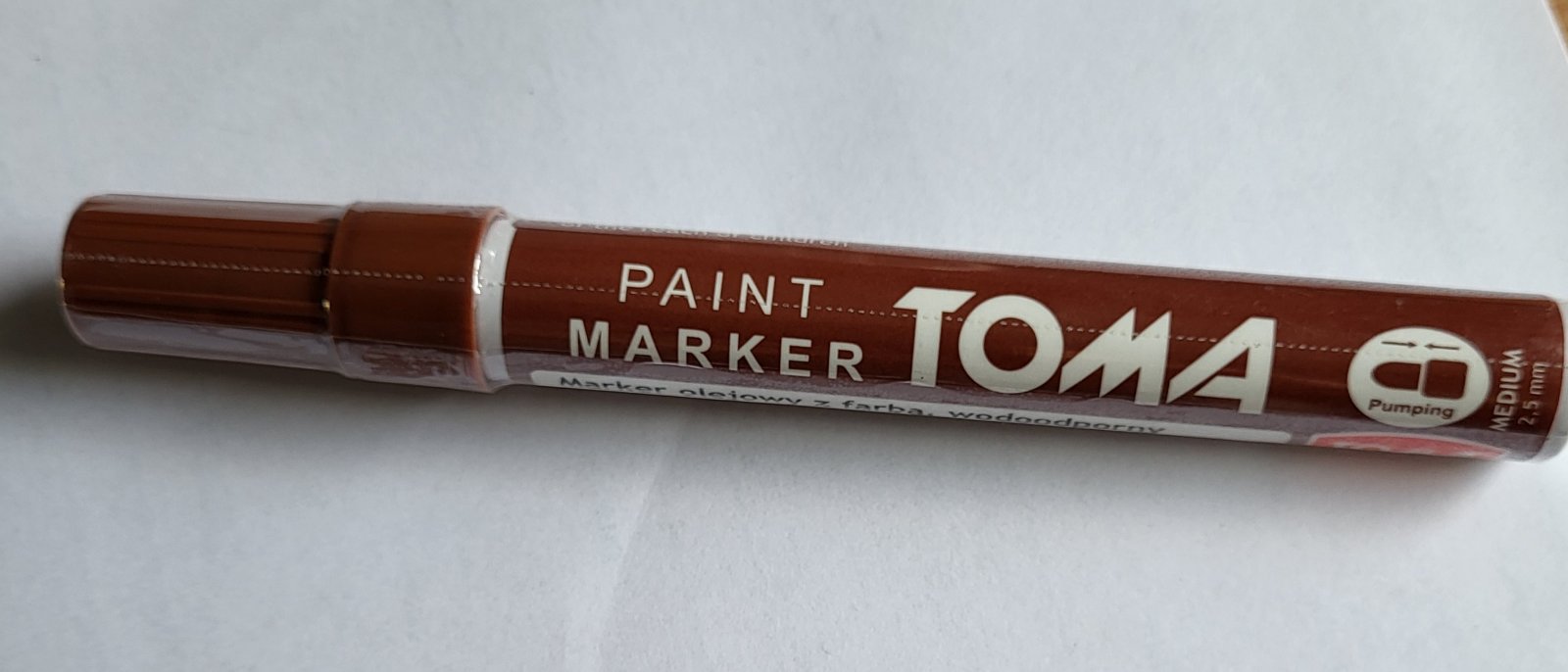 Фарбовий маркер TOMA  коричневий