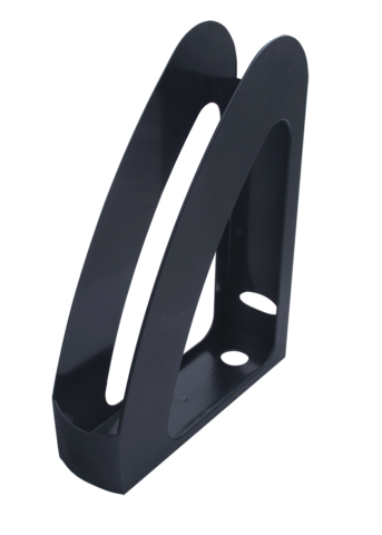 Лоток пласт. вертикальний ВЕСЕЛКА, передня стінка, чорний