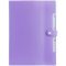 Папка на 6 відділень на кнопці з розширенням A4, лавандова Optima O35520