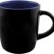 Чашка керамічна TEONA Optima promo 350мл, чорно-синя