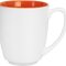 Чашка керамічна Optima promo ADELAIDA, біло-помаранчева