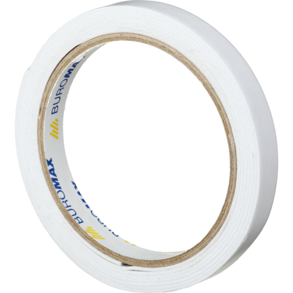 Клейка стрічка двохстороння на пінній основі, 12мм х 2м BM.7512