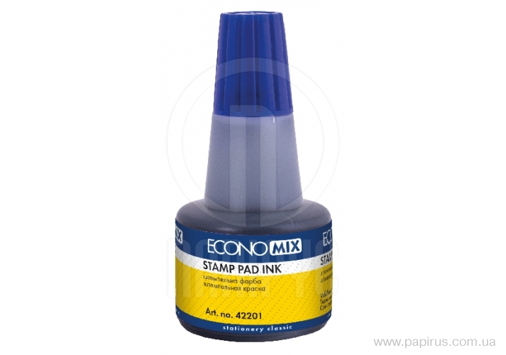 Фарба штемпельна Economix E42201-02 30 мл, синя