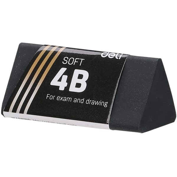 Гумка Deli EH01720 чорний трикутний Scribe 40x19x19мм суперм'який