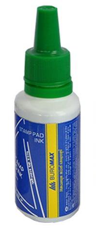 Штемпельна фарба Buromax зелена, ВМ.1901-04