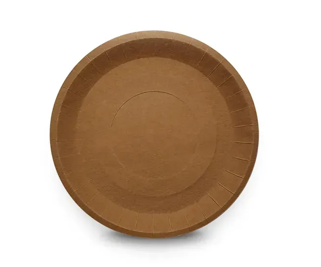 Тарілка паперова d=180 КРАФТ