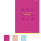 Блокнот , скоба, А4/60арк., у клітинку, білий блок, 80г/м2, крейдований папір, мат. ламінація A4-060-5400K