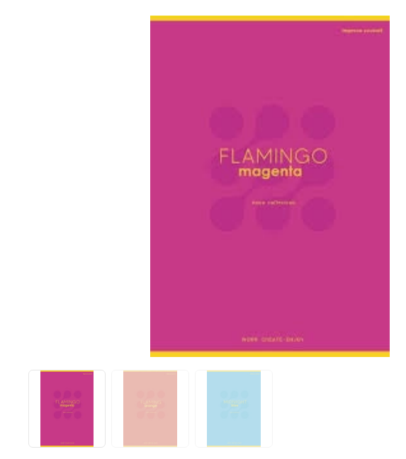 Блокнот , скоба, А4/60арк., у клітинку, білий блок, 80г/м2, крейдований папір, мат. ламінація A4-060-5400K