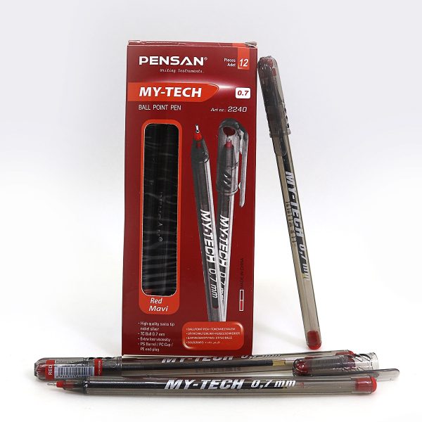 Ручка кулькова ELLOT My Tech червона, 2240