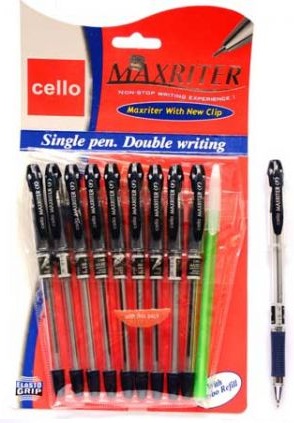 Ручка Cello Maxriter XS SKU 12Box 0,7мм чорн.