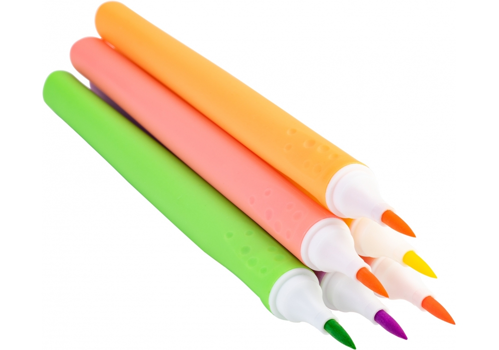 Фломастери-пензлики BRUSH-TIPPED Jumbo, 10 пастельних кольорів, лінія 0,5-6 мм