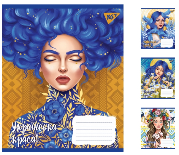 Зошит 48арк клітинка YES Українська красуня 766448