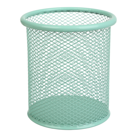 Підставка для ручок кругла ,PASTEL,металева,  м'ятна BM.6202-38