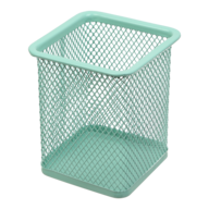 Підставка для ручок квадратна ,PASTEL, металева, м'ятна BM.6201-38 Імпорт