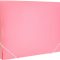 Папка-бокс пластикова А4 на гумках, 30 мм, пастельна рожева