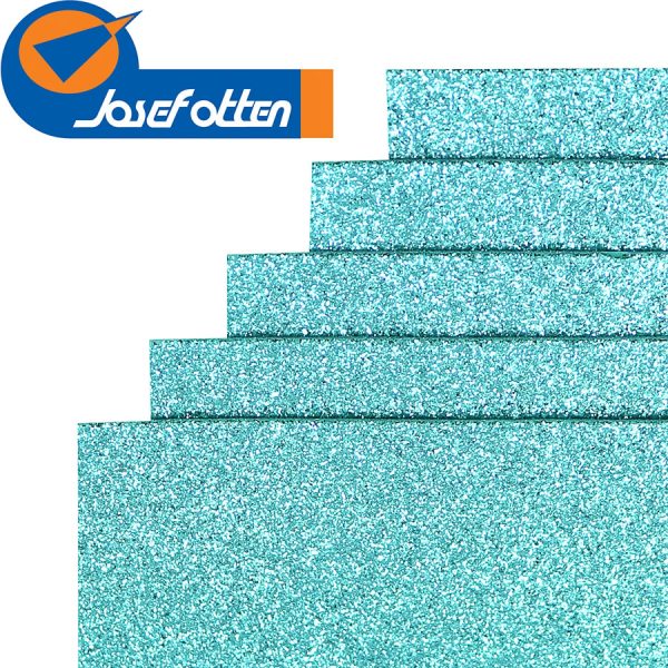 Фоаміран EVA 1.7 ± 0.1MM "Темно-бірюзовий" GLITTER HQ A4 17GLA4-031