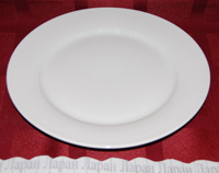 Тарілка дрібна 175 мм №7 з круглим краєм 8717 кераміка