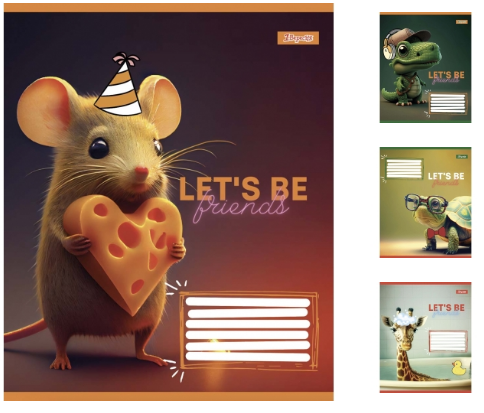 Зошит 12арк клітинка 1Вересня 766264 Let`s be friends