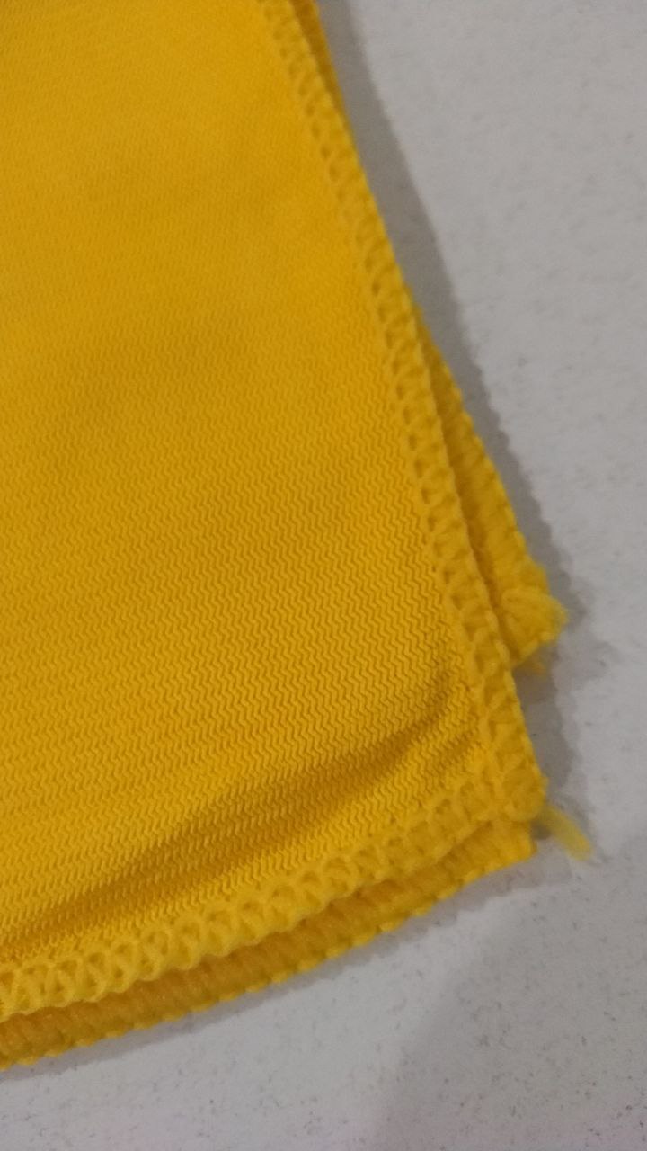 Серветка  мікрофібри 30*30 см 230 г/см жовта для скла