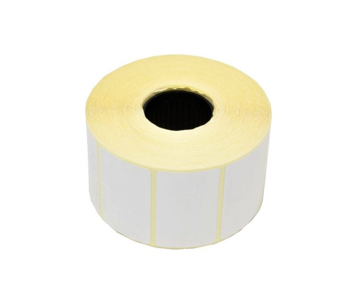 Термоетикетка 40*25мм прямокут бел эко 01100