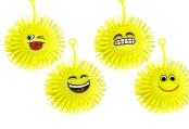 Іграшка анти-стрес з лампочкою Смайли жовті
