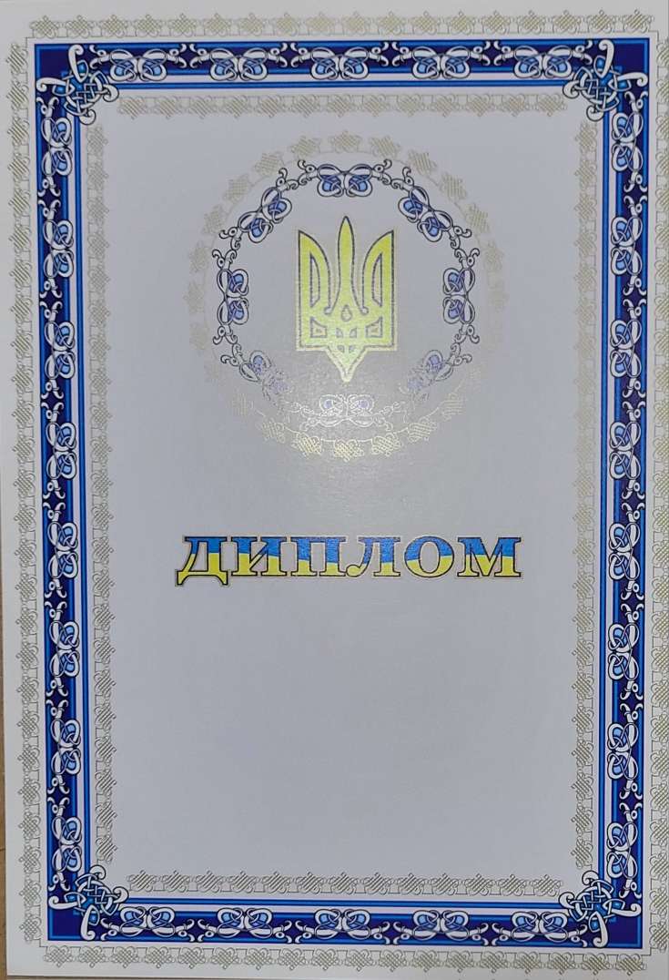 Диплом А4 29,5 смх21,см