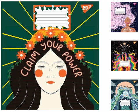 Зошит 36арк клітинка YES 766683 Magic girl