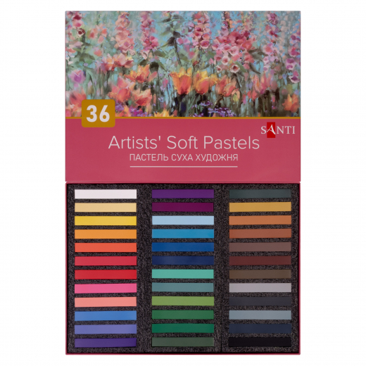 Пастель суха художня Santi 36 кол.