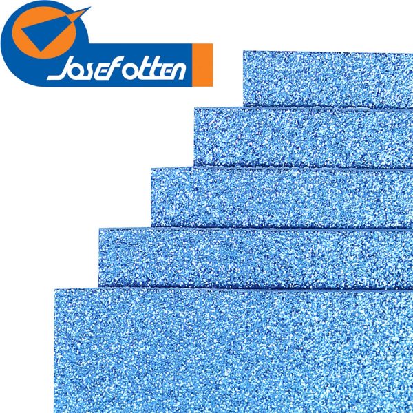 Фоаміран EVA 1.7±0.1MM " синій GLITTER HQ A4 (21X29.7CM) 17GLA4-061
