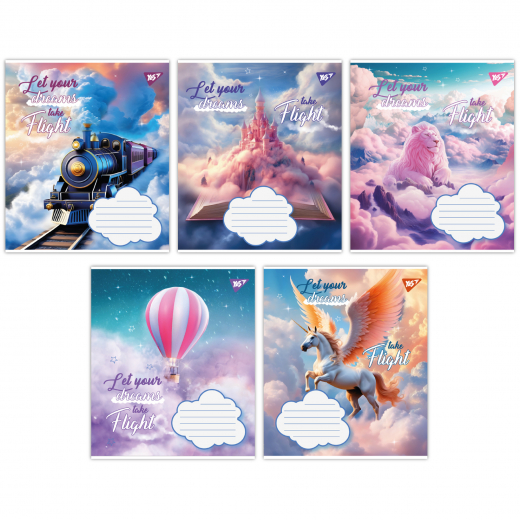 Зошит 12арк коса лінія YES 766933  Let your dreams