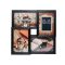 Рамка колаж на 4 фото 10*15 Чорна рельєфна