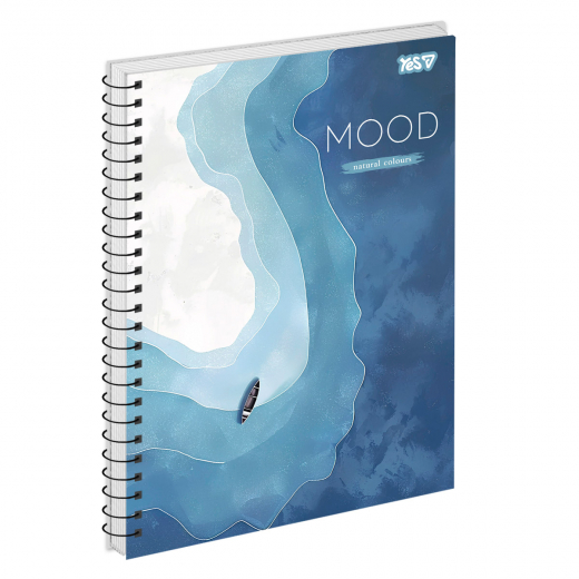 Зошит для записів Yes А4/80 од.спіраль "Ocean Breeze" 152454