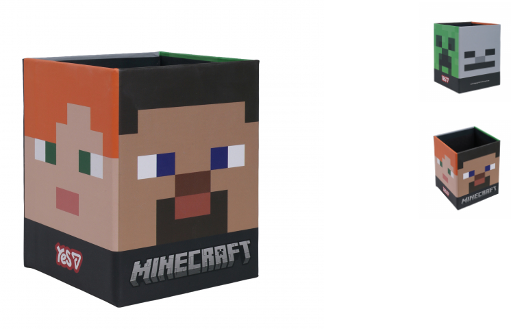 Стакан для письмового приладдя 708620  Yes "Minecraft", картон