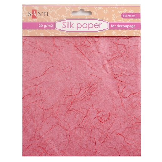Шовковий папір, рожевий, 50*70 см