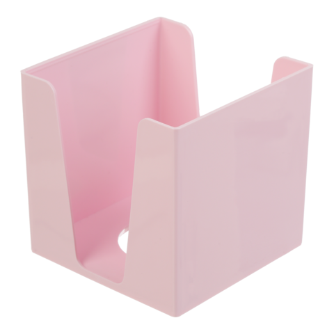 Бокс для паперу 90х90х90мм рожевий