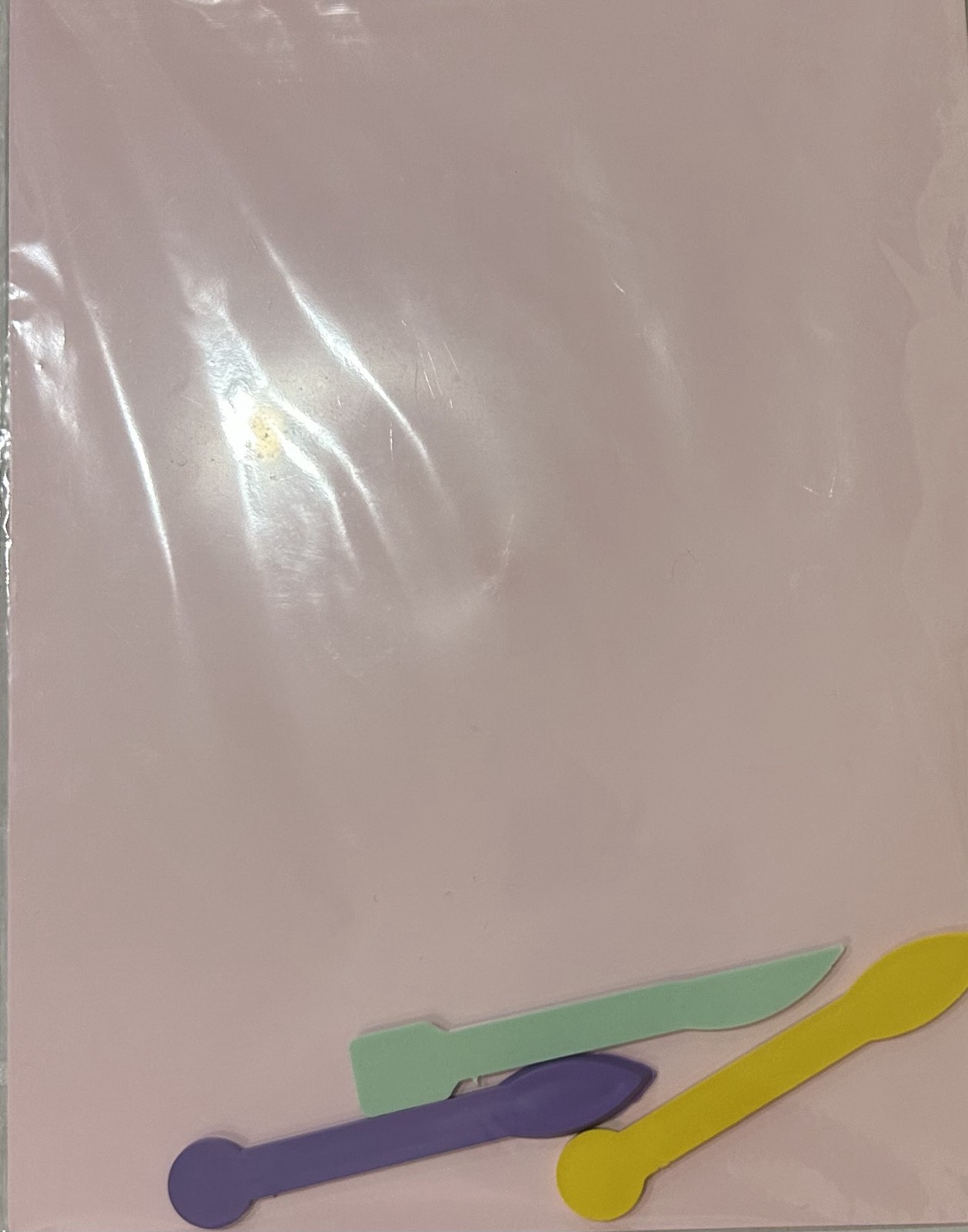 Дощечка для пластиліна, 3 стека, розовий ZB.6910-10