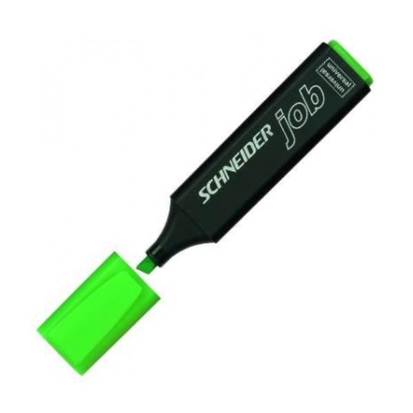 Маркер текстовий SCHNEIDER JOB 150, зелений S1504