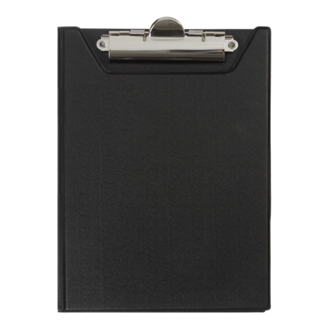 Кліпборд-папка, А5, PVC, чорний