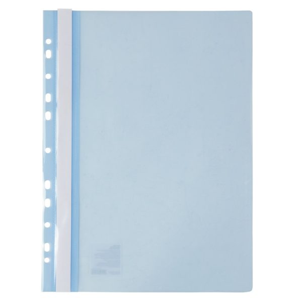 Швидкозшивач з перфорацією А4, світло блакитний 1318-07-A