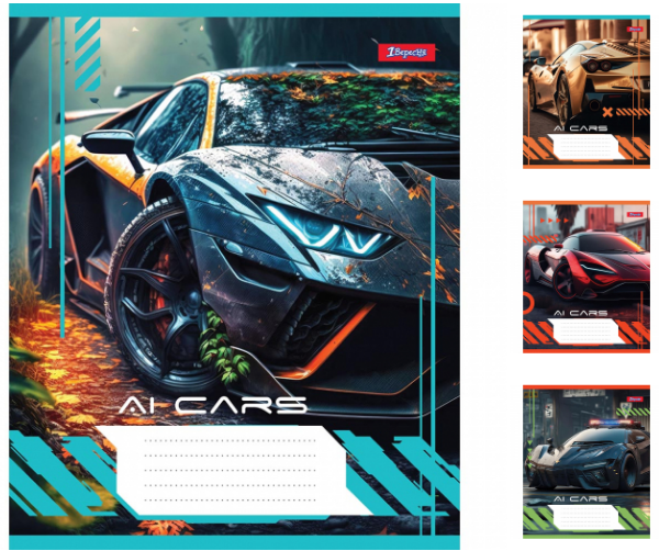 Зошит 48арк лінія 1Вересня 766723 AI cars