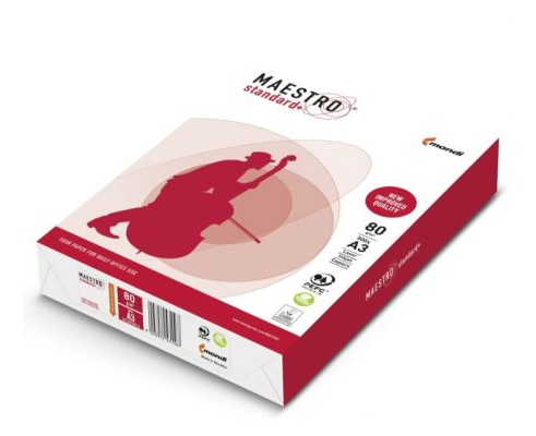 Папір А3 пл 80 500арк Maestro Standard клас С