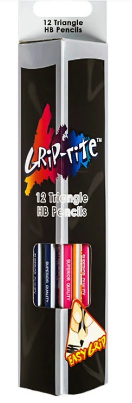 Олівець граф.ітовий  HB тригранний з гумкою Grip-Rite, Marco