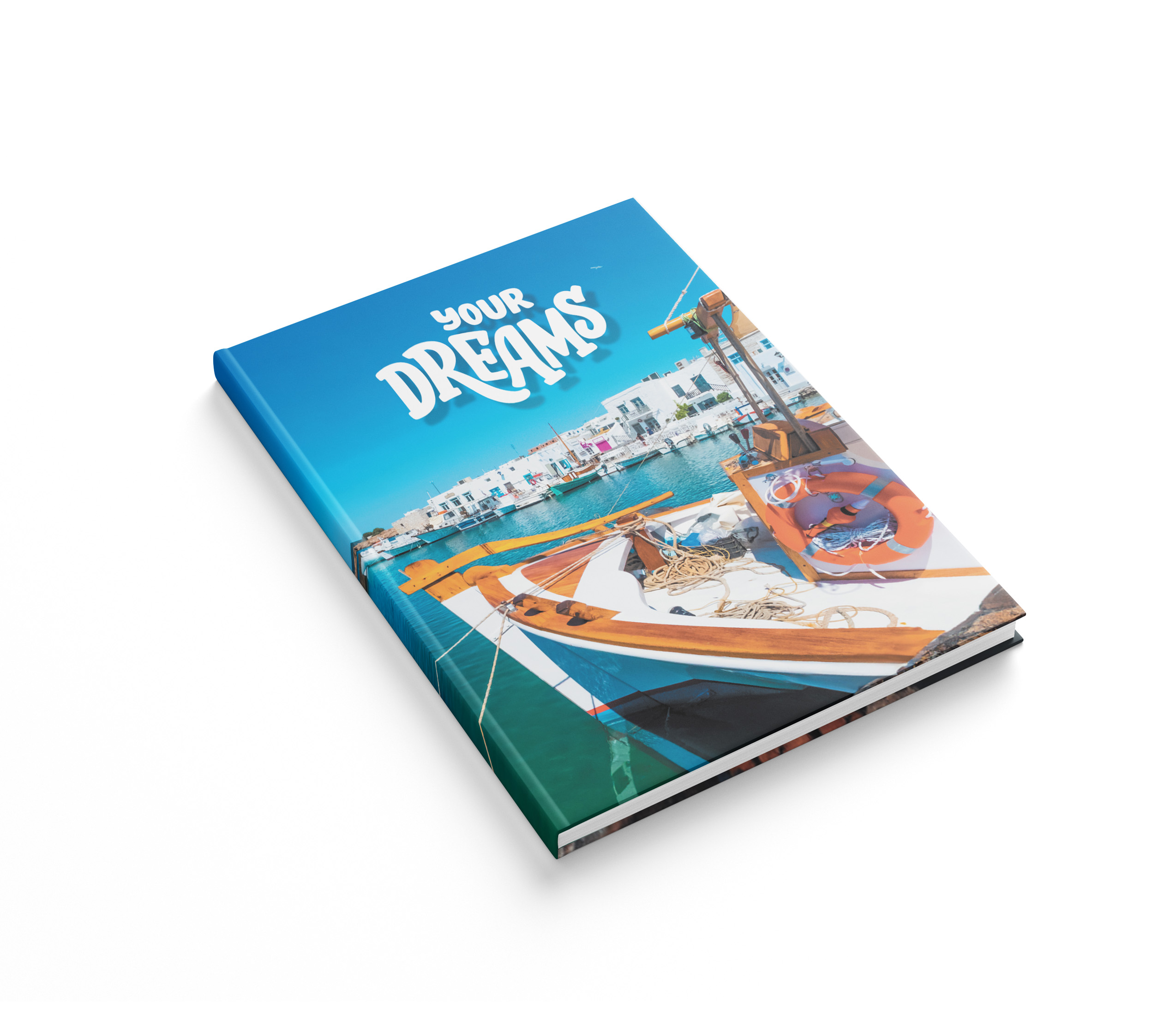 Блокнот А6, клітинка, 48 арк., ламінована тверда обкладинка, 1В2920, Яхти