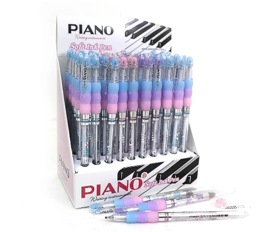 Ручка масло "Piano" "Dizain" син (пак 2400) 50шт.PT-173